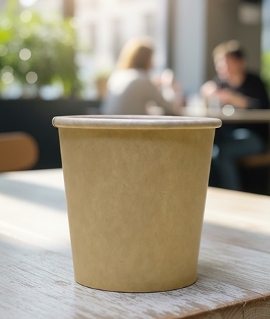 6oz Kraft Single Wall Cup