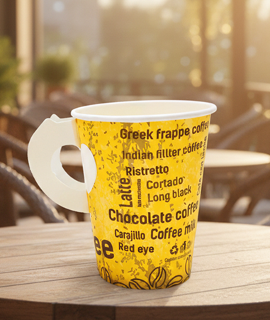 8oz Paper Cup With Handle