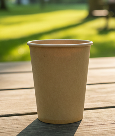 9oz Kraft Single Wall Cup