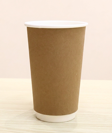 16oz Kraft Double Wall Cup